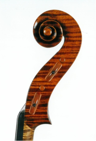 Cello scroll