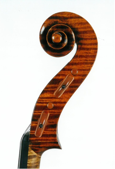 Cello scroll